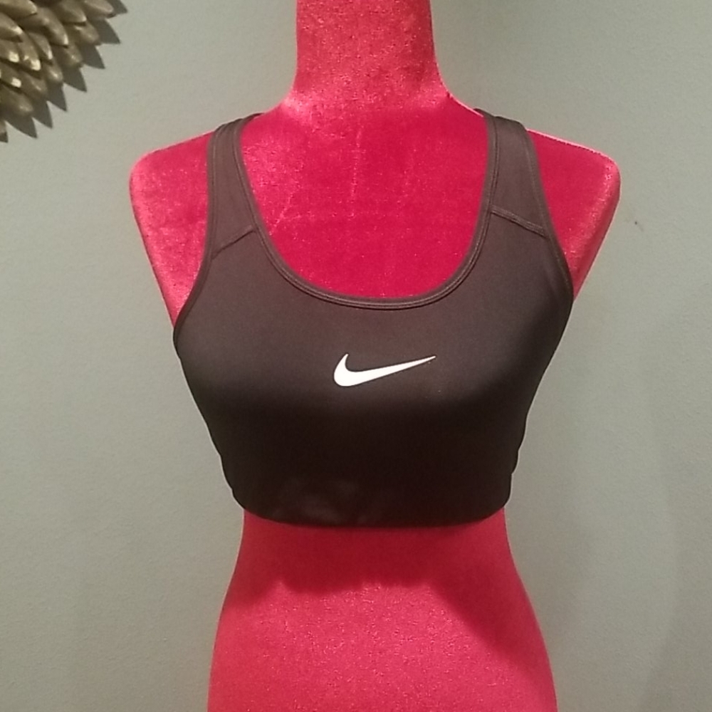 Nike black sports bra
